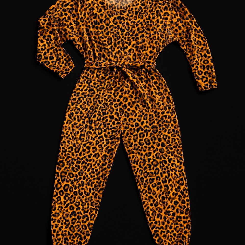 Leopard Print Jumpsuit